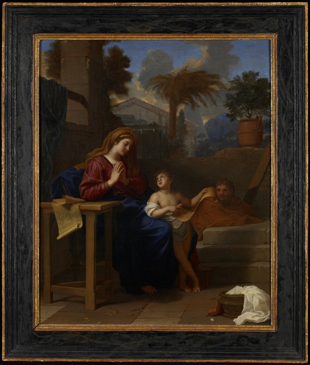 Święta Rodzina w Egipcie, ok. 1660 autorstwa Charles Le Brun