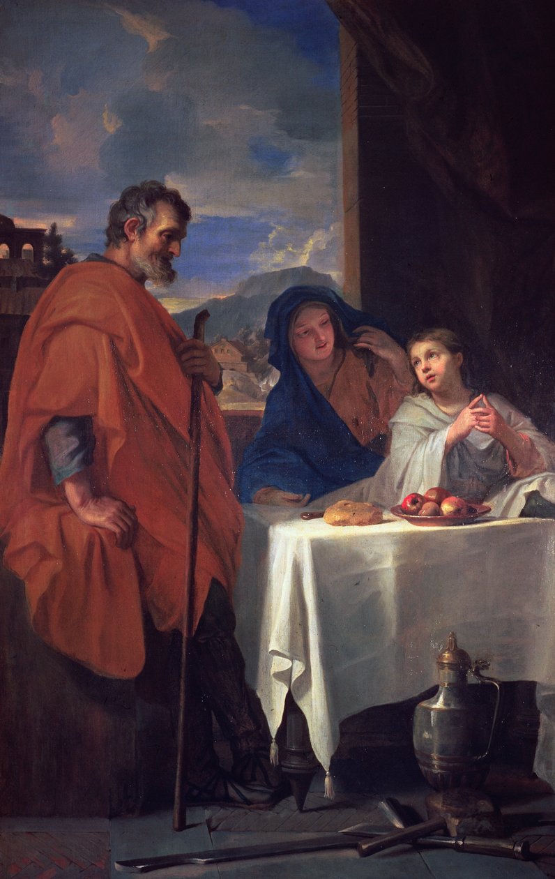 Święta Rodzina, czyli Łaska autorstwa Charles Le Brun