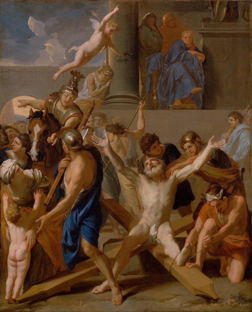 Męczeństwo świętego Andrzeja autorstwa Charles Le Brun