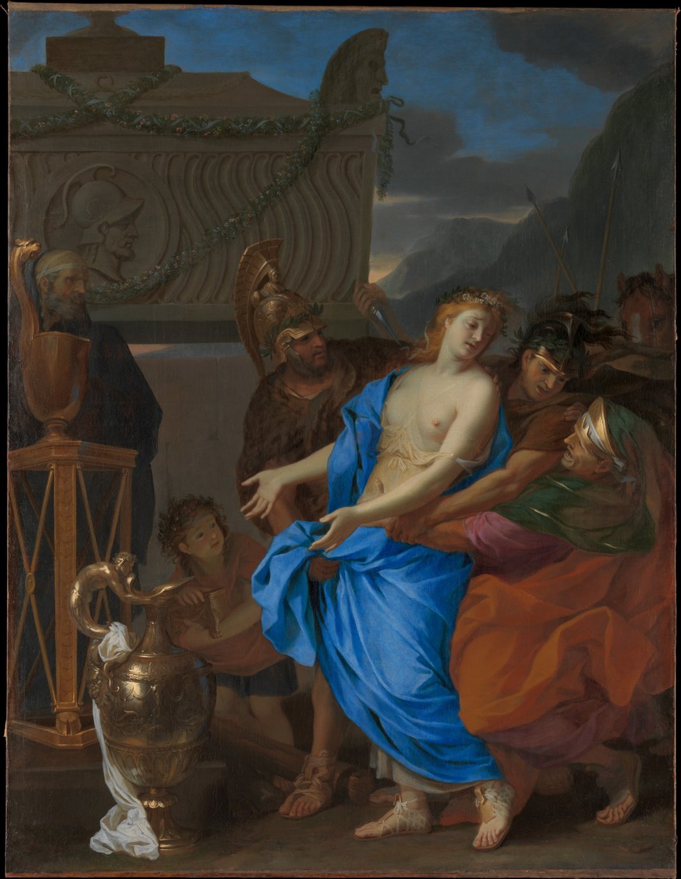 Ofiarowanie Polikseny autorstwa Charles Le Brun
