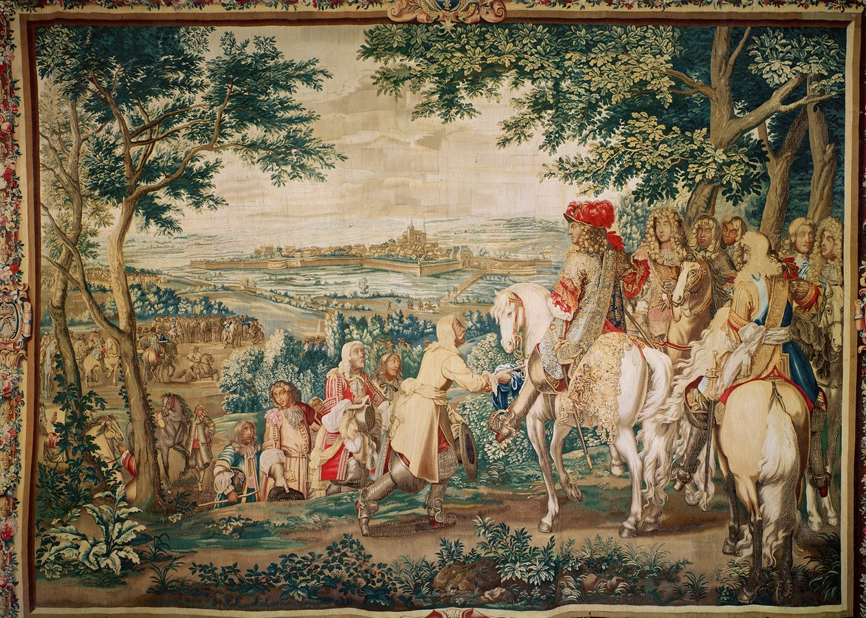 Kapitulacja Marsala w 1662, Warsztat Gobelinów (gobelin) autorstwa Charles Le Brun