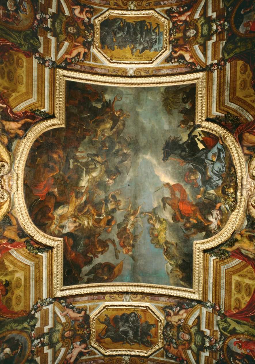 Przejście Renu ... autorstwa Charles Le Brun
