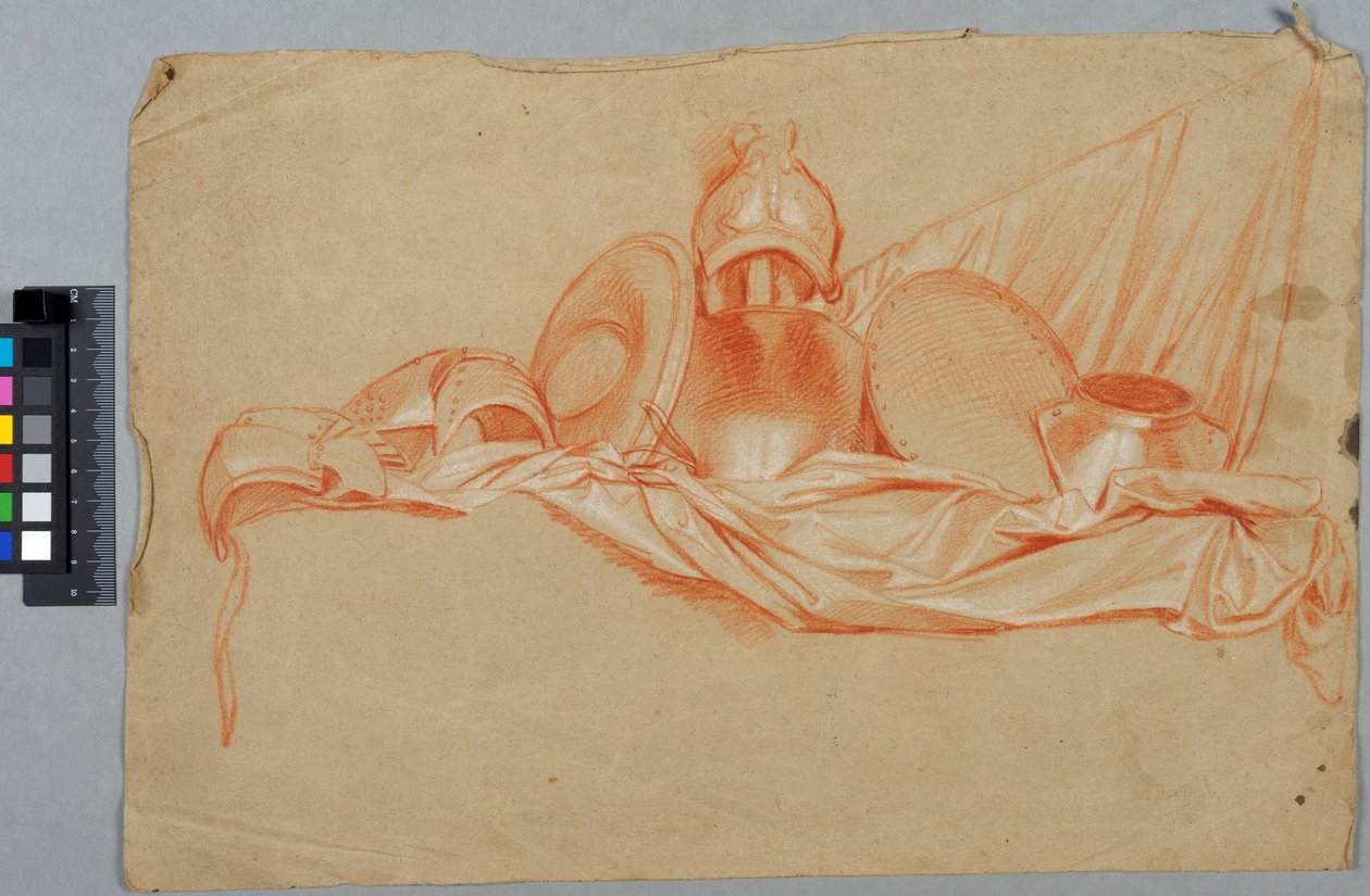 Trophäen auf einem Seidenbanner autorstwa Charles Le Brun
