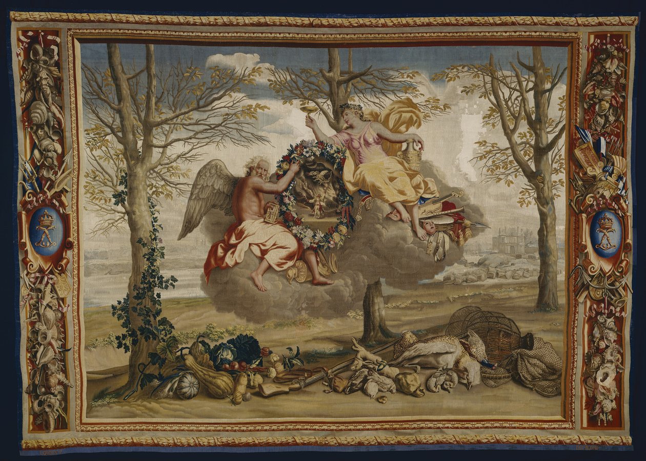 Zima, z pór roku autorstwa Charles Le Brun