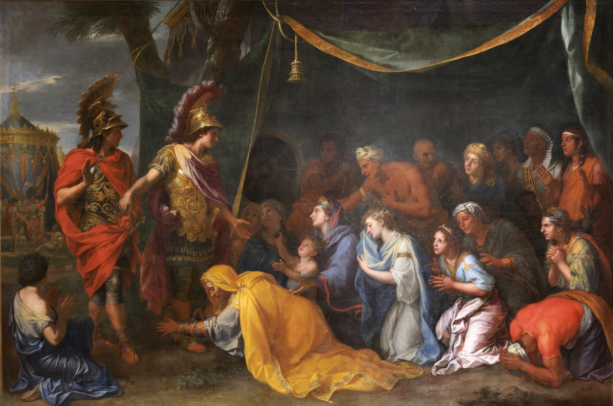 Perskie królowe u stóp Aleksandra, zwane także Namiotem Dariusza autorstwa Charles Le Brun