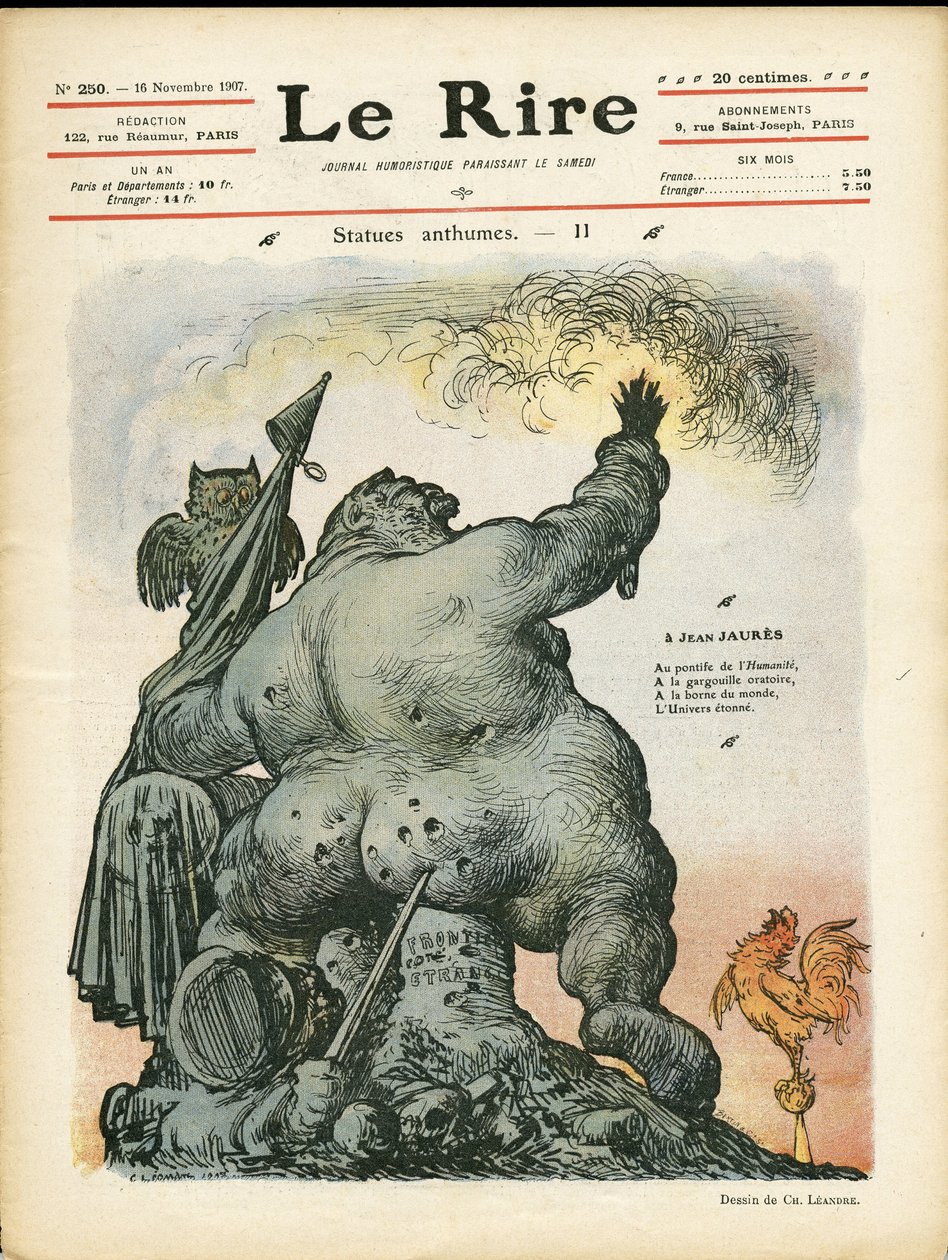 Ilustracja Charlesa Leandre (1862-1934) do okładki Le Rire autorstwa Charles Leandre