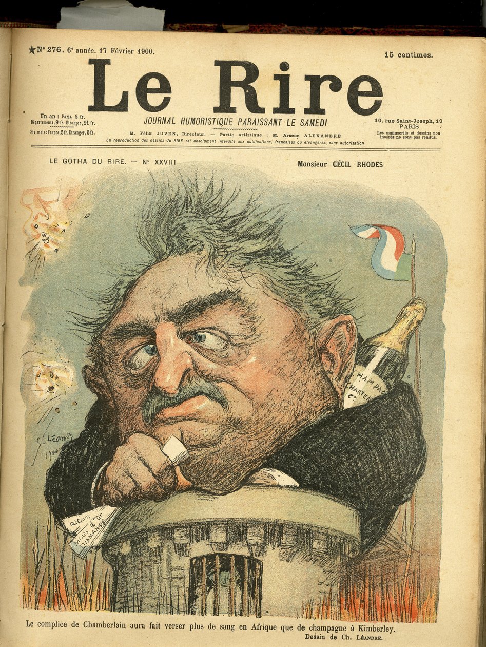 Ilustracja Charlesa Leandre (1862-1934) do okładki Le Rire autorstwa Charles Leandre