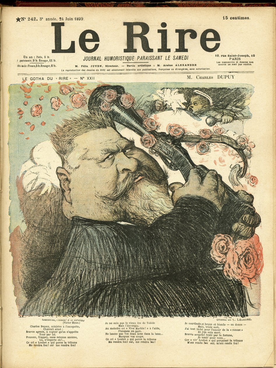 Ilustracja Charlesa Leandre (1862-1934) do okładki Le Rire autorstwa Charles Leandre