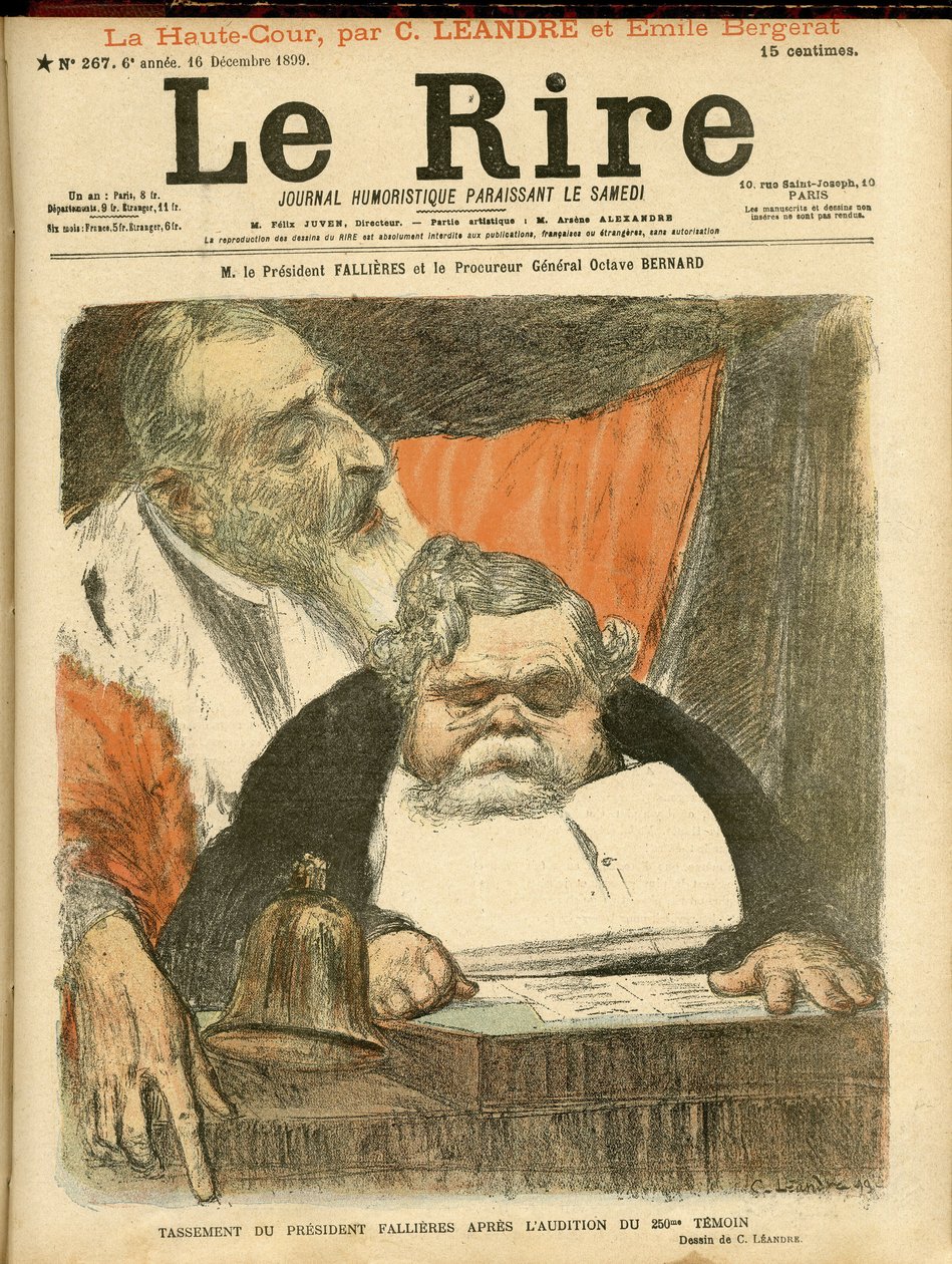 Ilustracja Charlesa Leandre (1862-1934) do okładki Le Rire autorstwa Charles Leandre