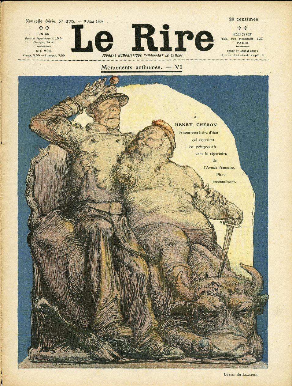 Ilustracja przedstawiająca Charlesa Leandre