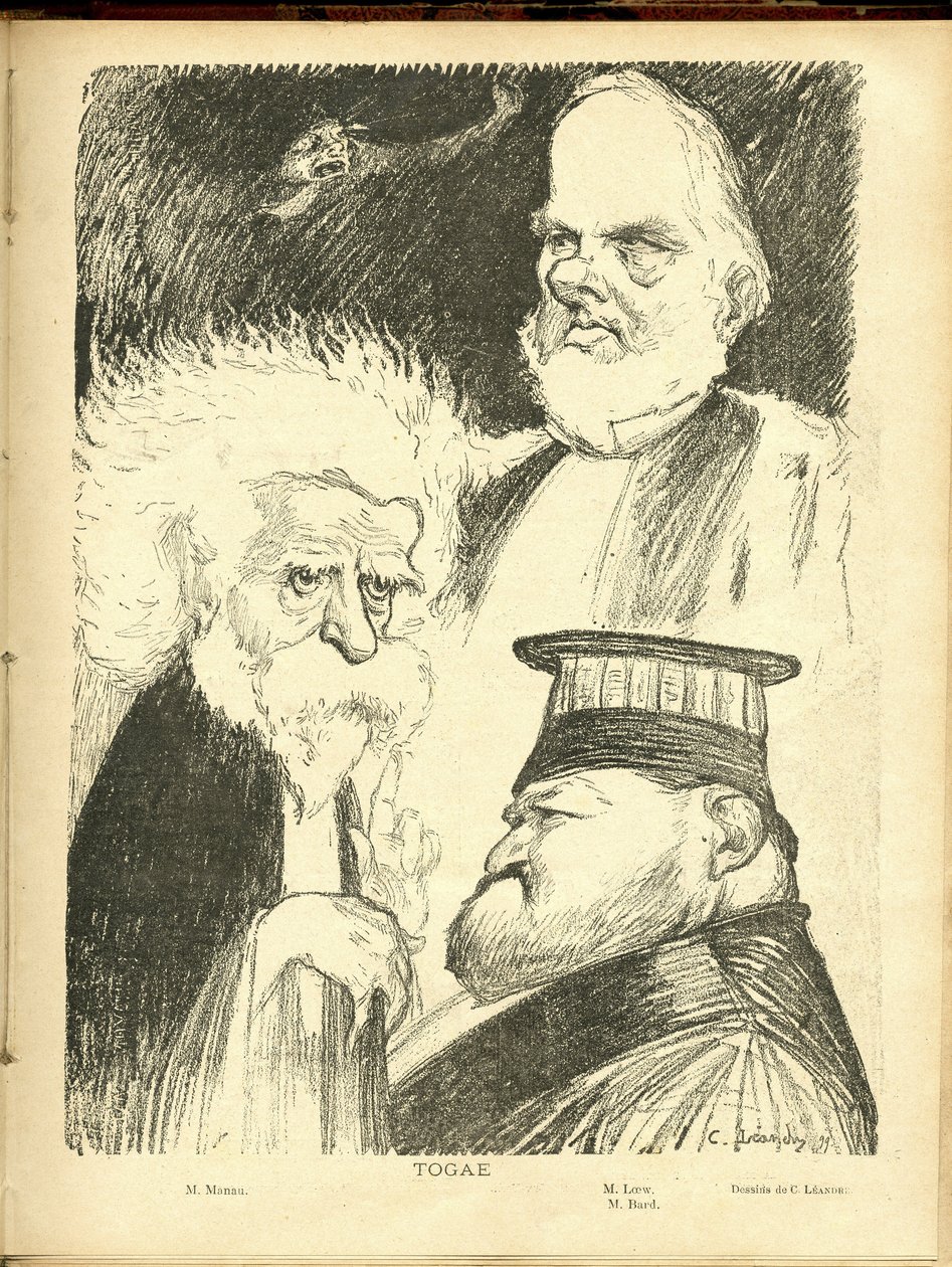 Ilustracja Charlesa Leandre (1862-1934) w Reading autorstwa Charles Leandre