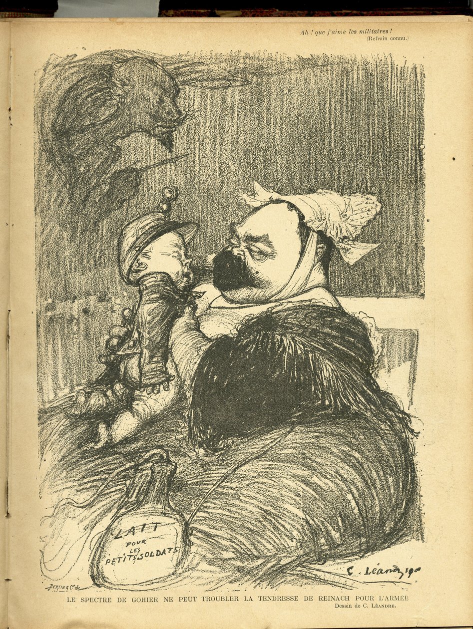 Ilustracja Charlesa Leandre (1862-1934) w Reading autorstwa Charles Leandre
