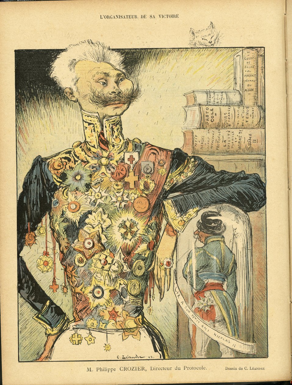 Ilustracja Charlesa Leandre (1862-1934) w Le Rire autorstwa Charles Leandre
