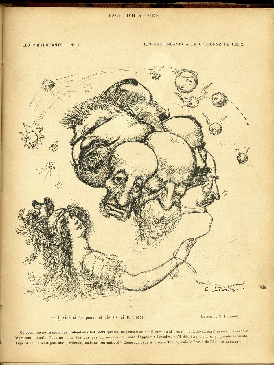 Ilustracja Charlesa Leandre (1862-1934) w Le Rire autorstwa Charles Leandre