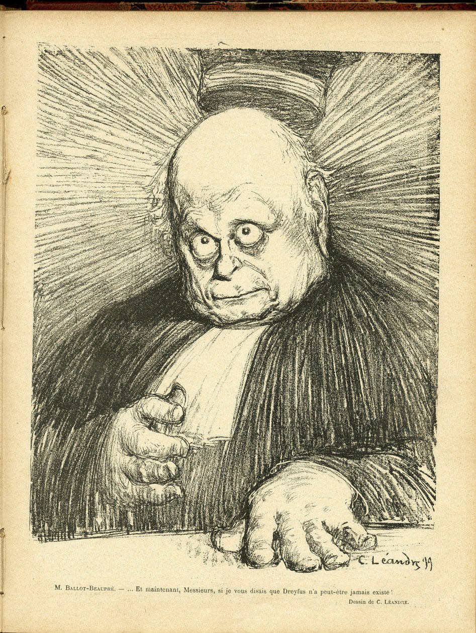 Ilustracja Charlesa Leandre (1862-1934) w Le Rire autorstwa Charles Leandre