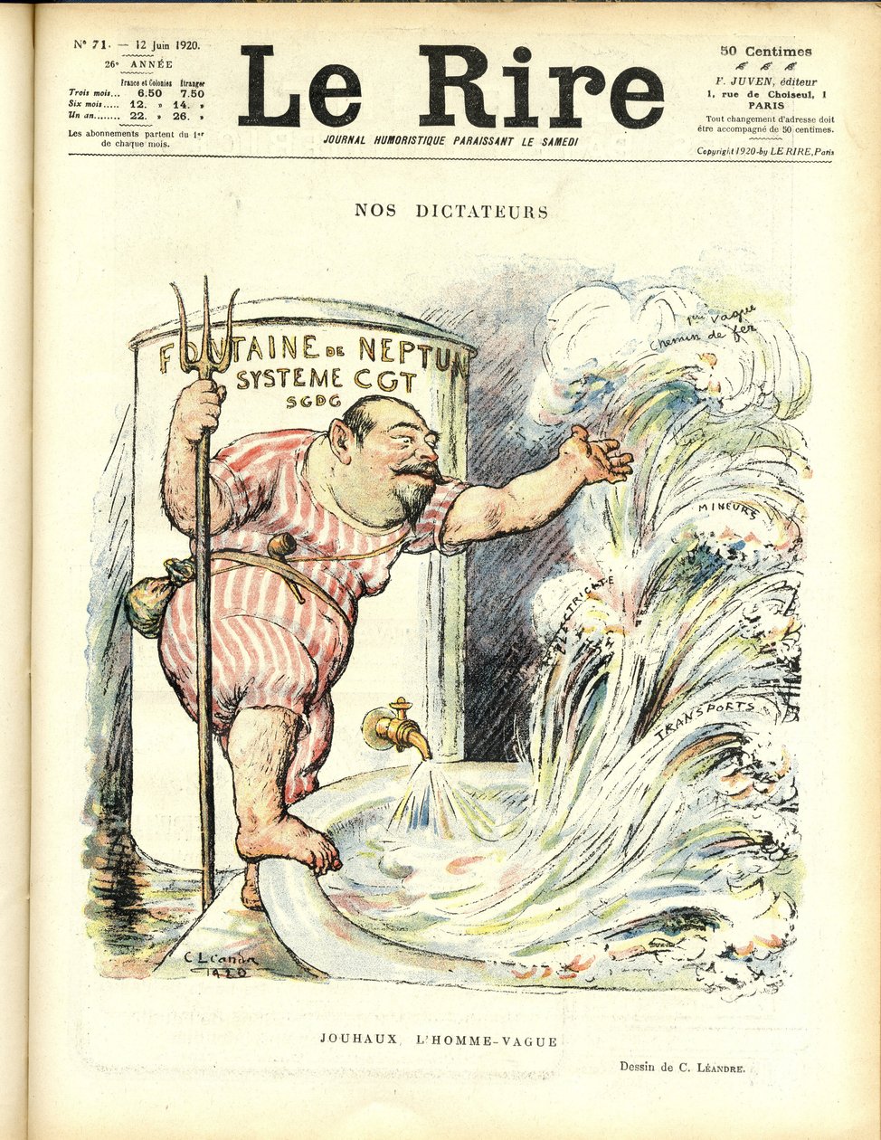Ilustracja Charlesa Leandre (1862-1934) w Le Rire autorstwa Charles Leandre