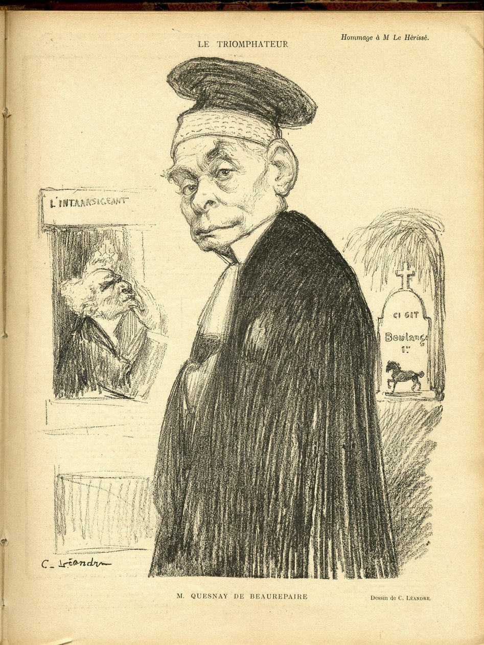 Ilustracja Charlesa Leandre (1862-1934) w Le Rire autorstwa Charles Leandre
