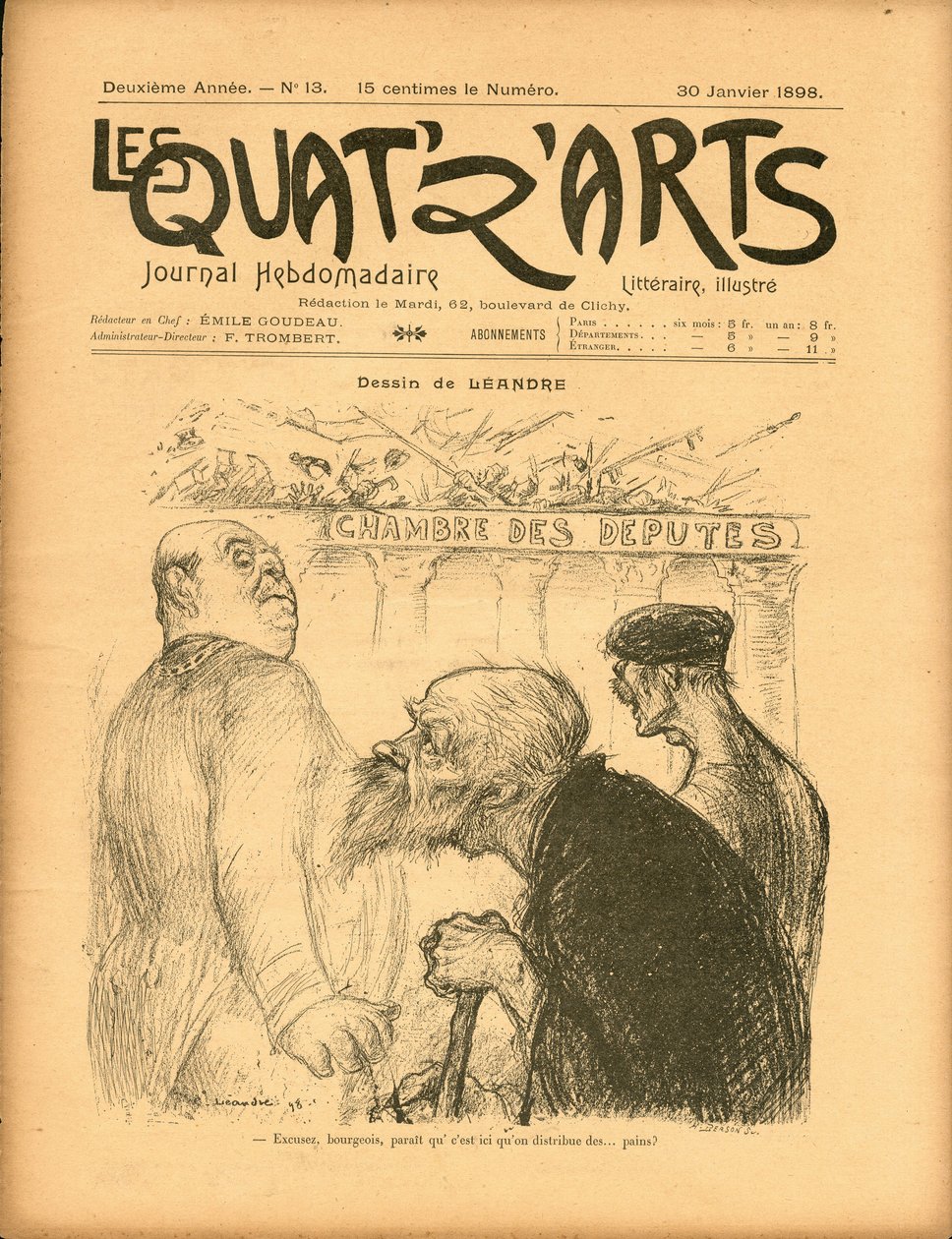 Quat z arts autorstwa Charles Leandre