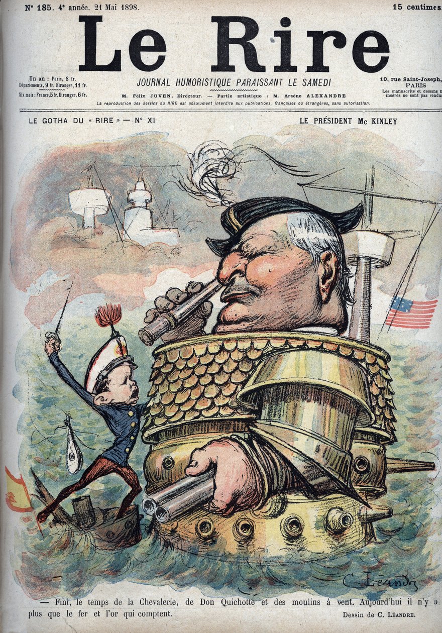 Prezydent McKinley (William McKinley autorstwa Charles Leandre