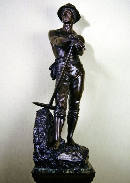 Minor (brąz na marmurowej podstawie) autorstwa Charles Levy
