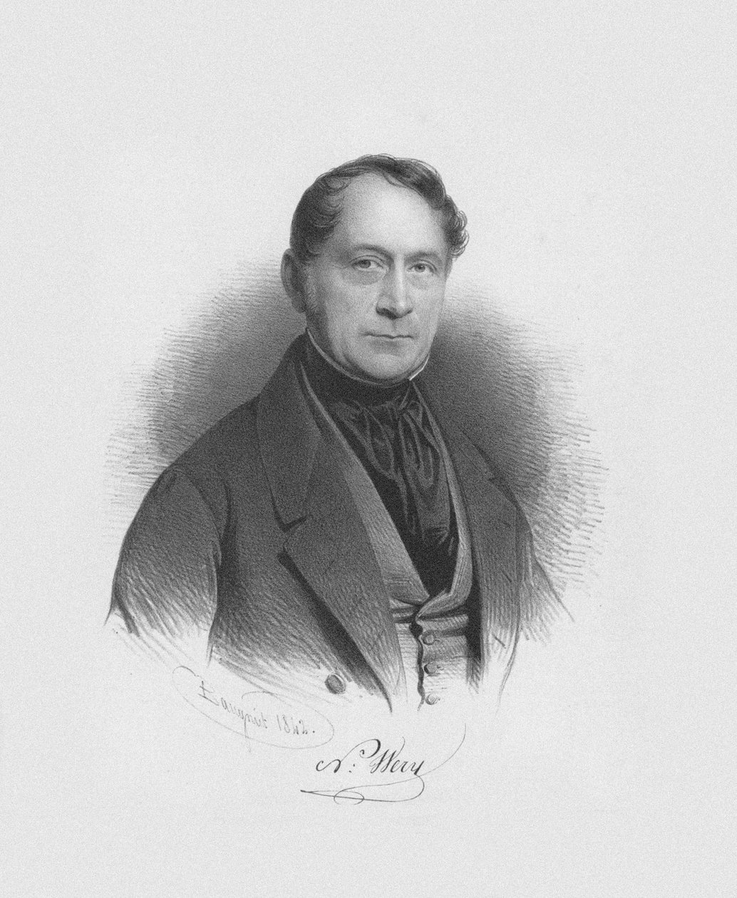 Portret dyrygenta i kompozytora Nicolasa-Lamberta Wéry