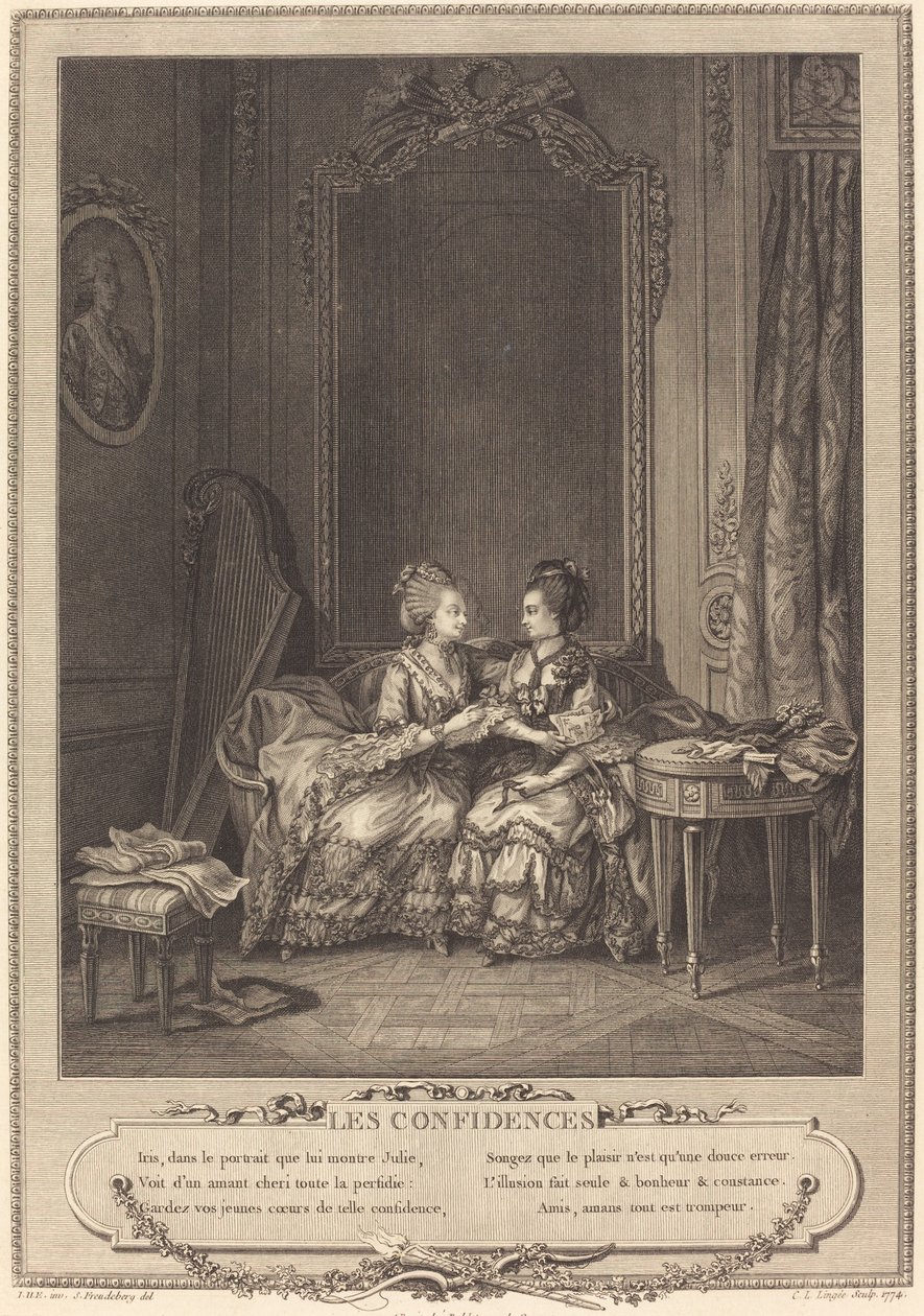Zaufania autorstwa Charles Louis Lingée after Sigmund Freudenberger