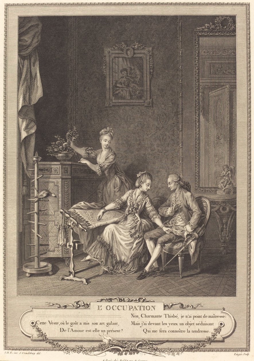 Zawód autorstwa Charles Louis Lingée after Sigmund Freudenberger