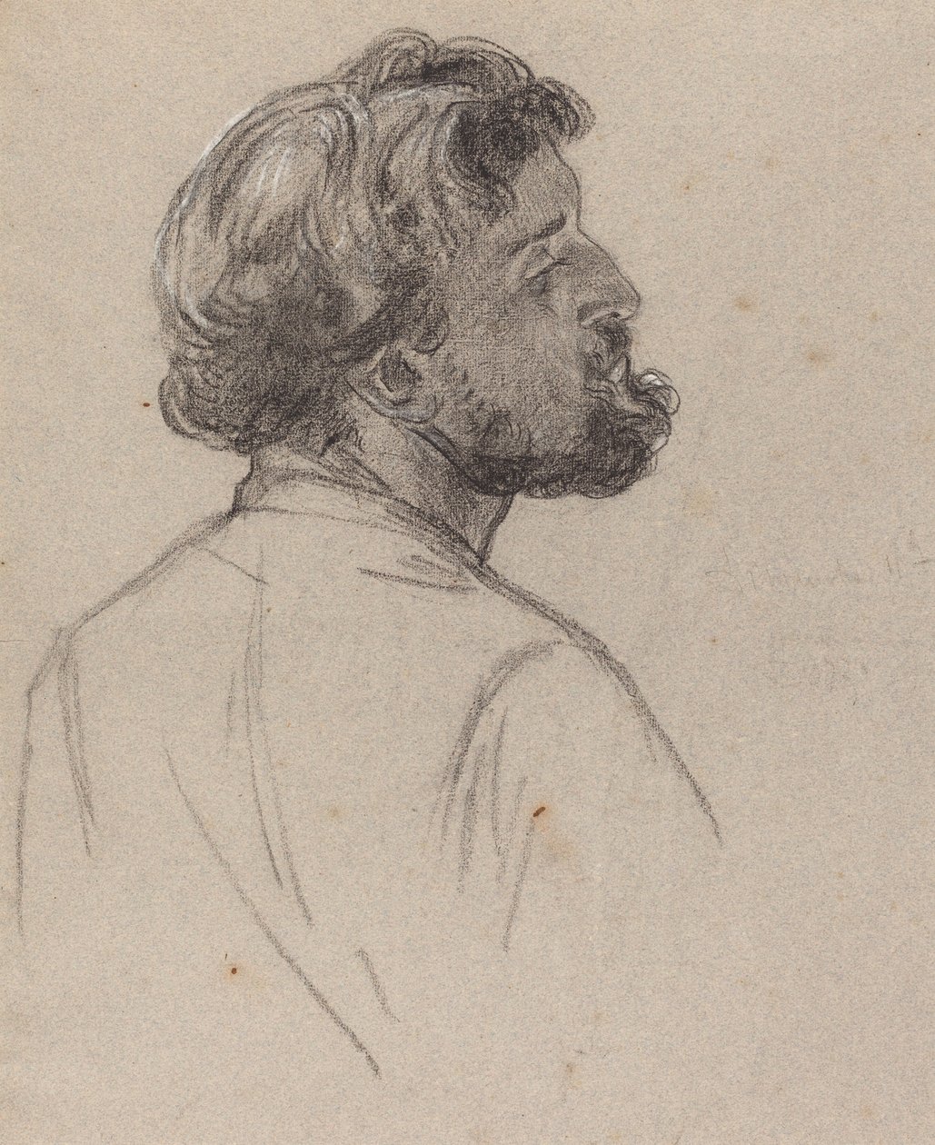Głowa Brodatego Dżentelmena autorstwa Charles Louis Lucien Muller