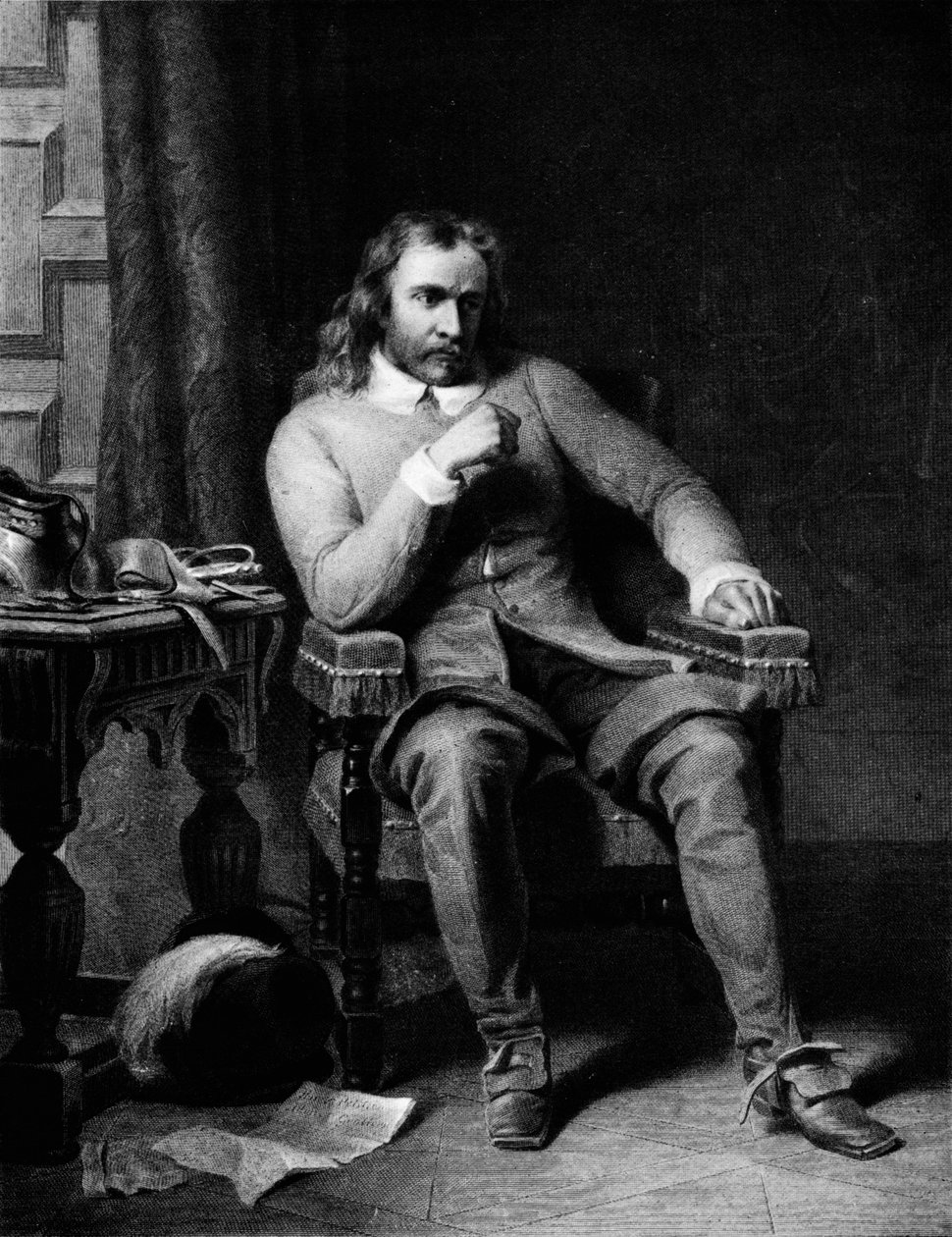 Cromwell Postanawia odmówić korony, c1858, 1911 autorstwa Charles Lucy
