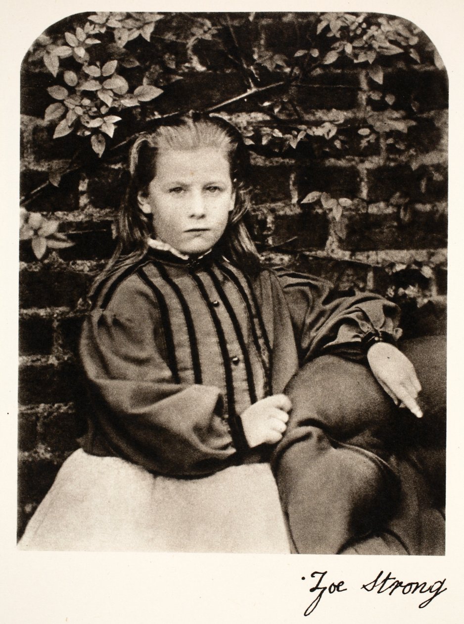 Zoe Strong, 10 października 1863 (zdjęcie w sepii) autorstwa Charles Lutwidge Dodgson