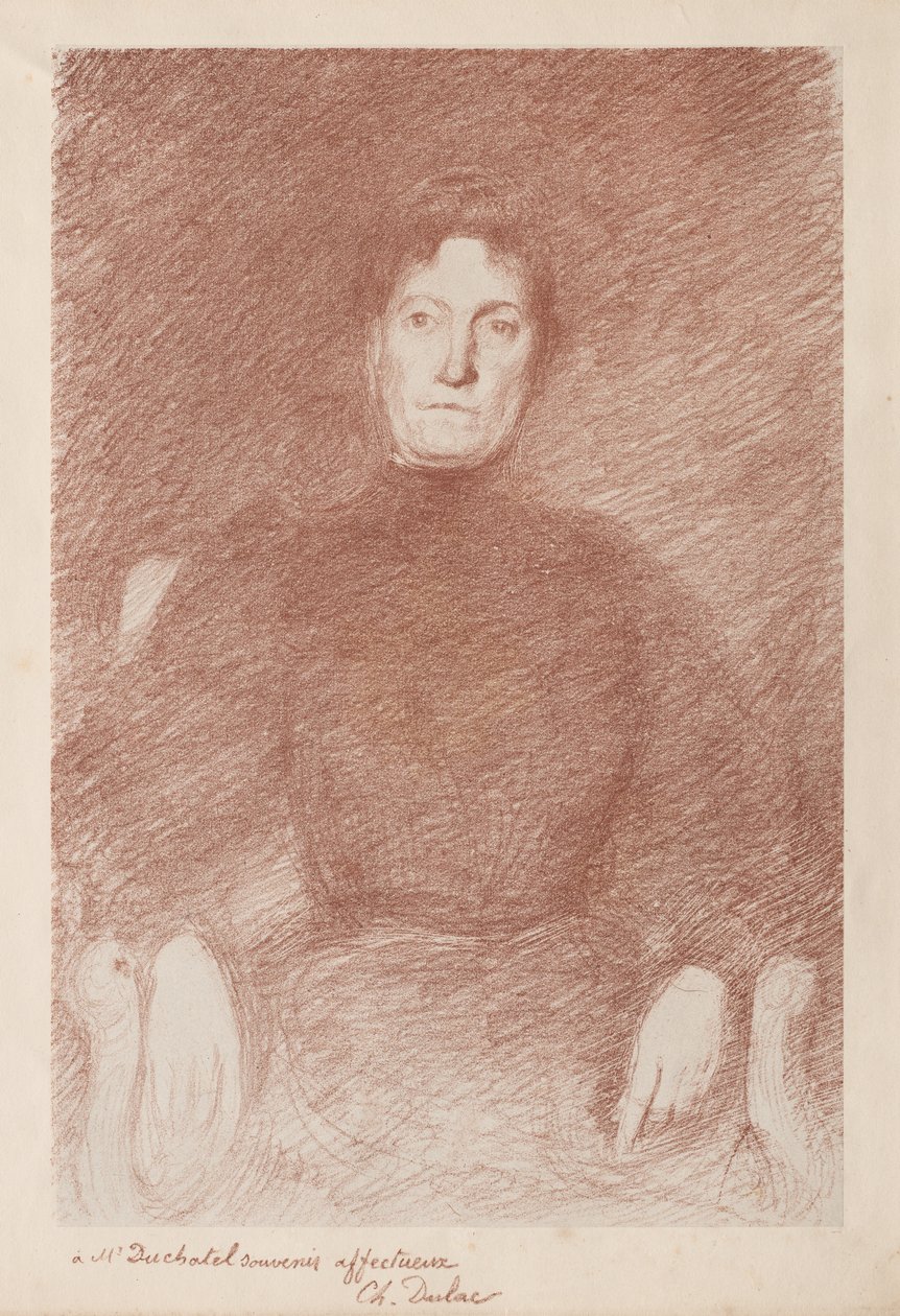 Siedząca kobieta autorstwa Charles Marie Dulac