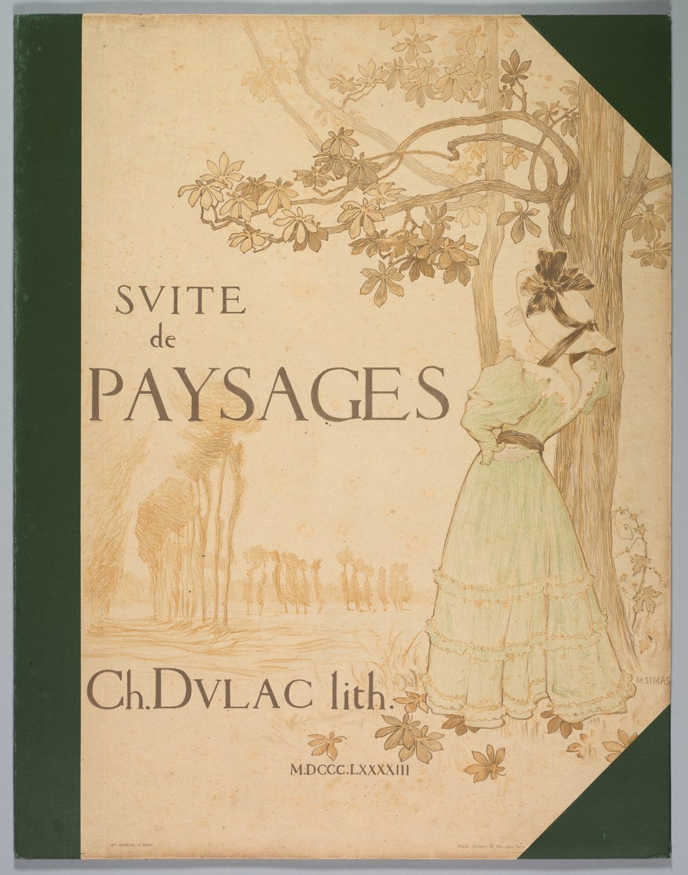 Pakiet krajobrazów: okładka autorstwa Charles Marie Dulac