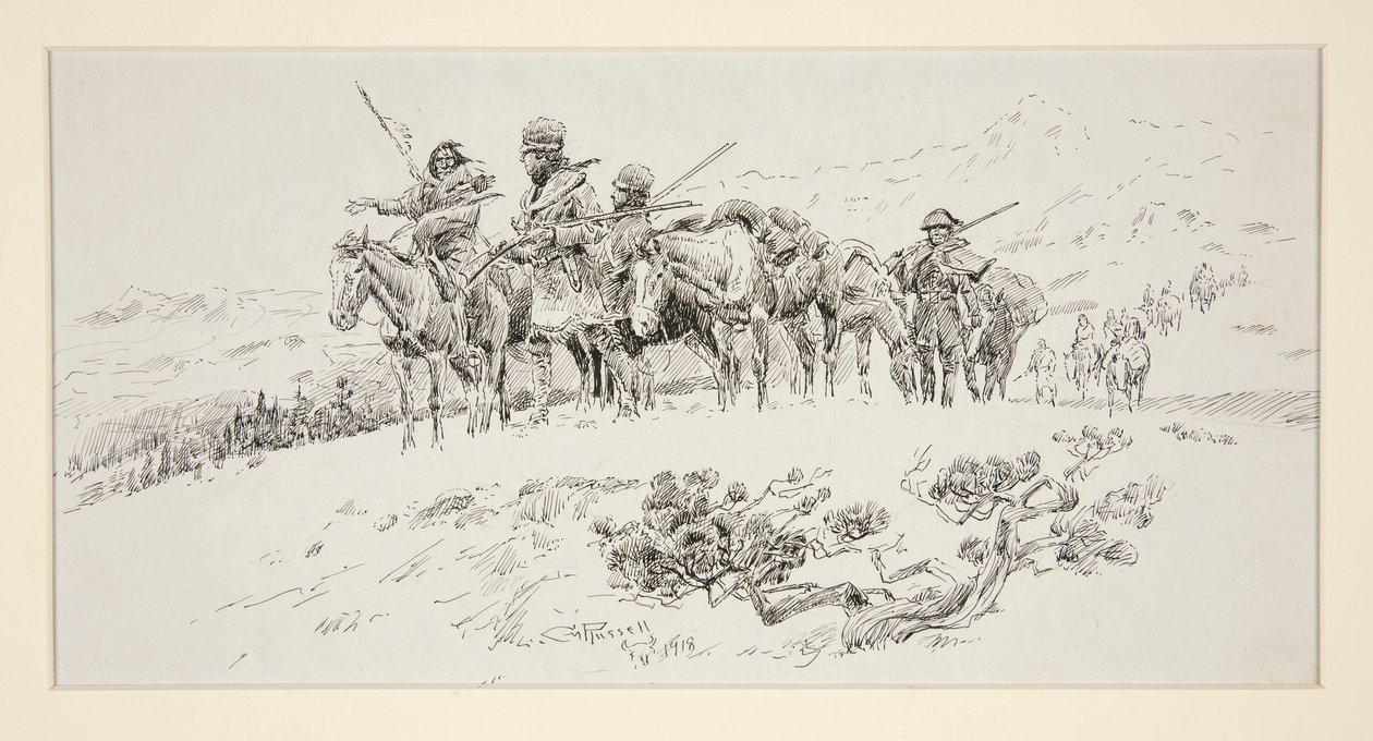 Lewis i Clark autorstwa Charles Marion Russell