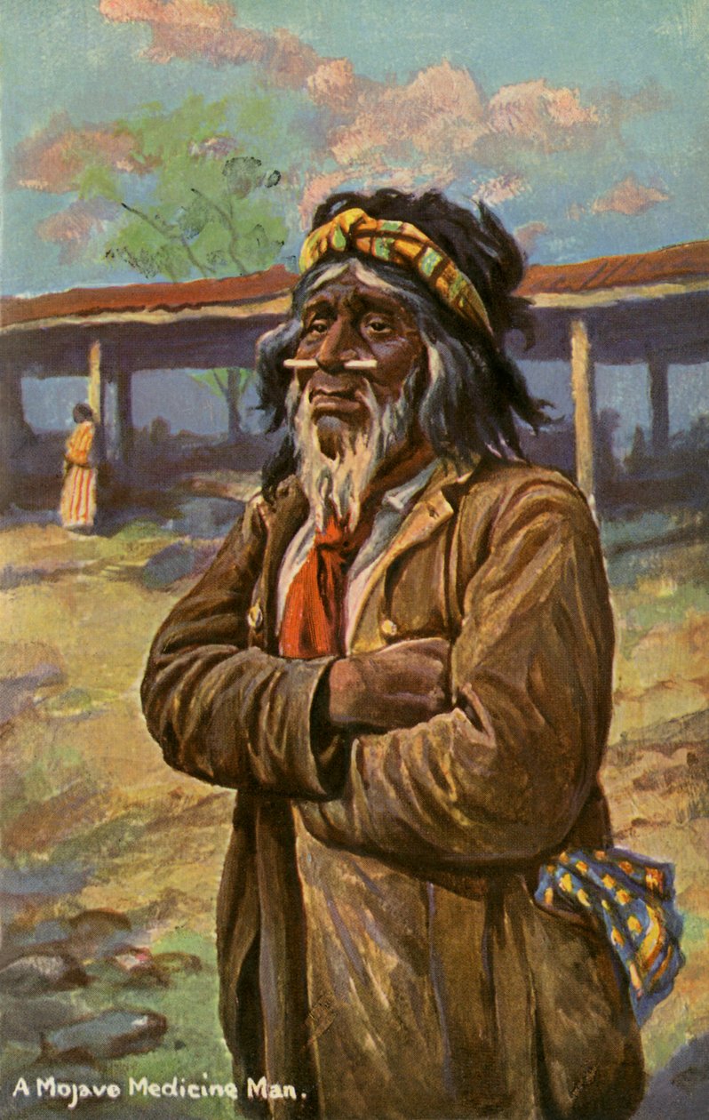 Mohave szaman autorstwa Charles Marion Russell