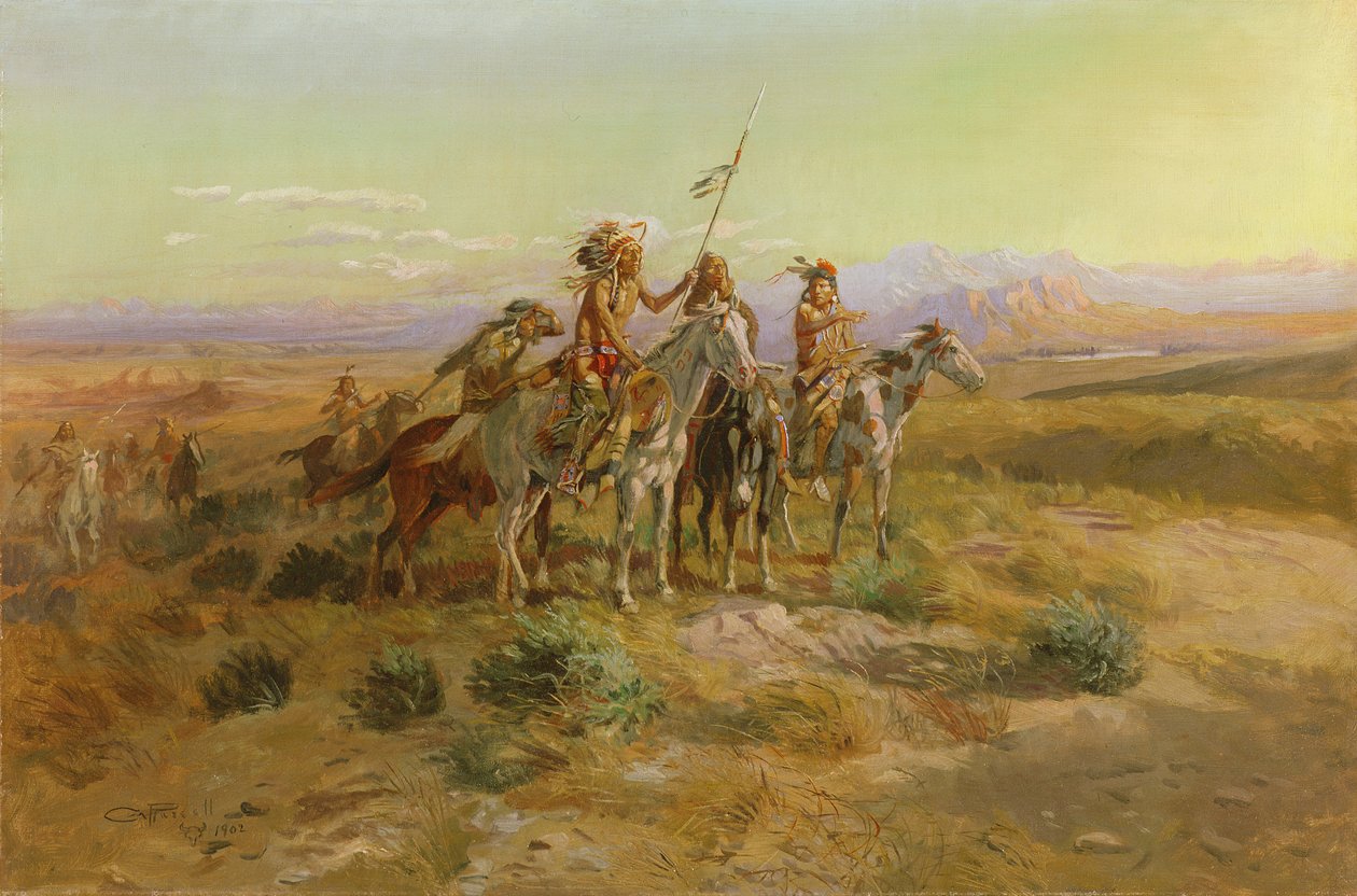 Harcerze, 1902 autorstwa Charles Marion Russell