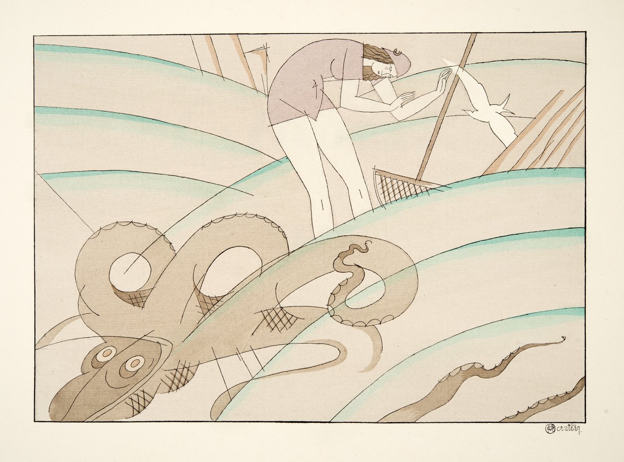 La Pieuvre z Sports & Entertainment, wyd. 1914 (odbitka szablonowa) autorstwa Charles Martin