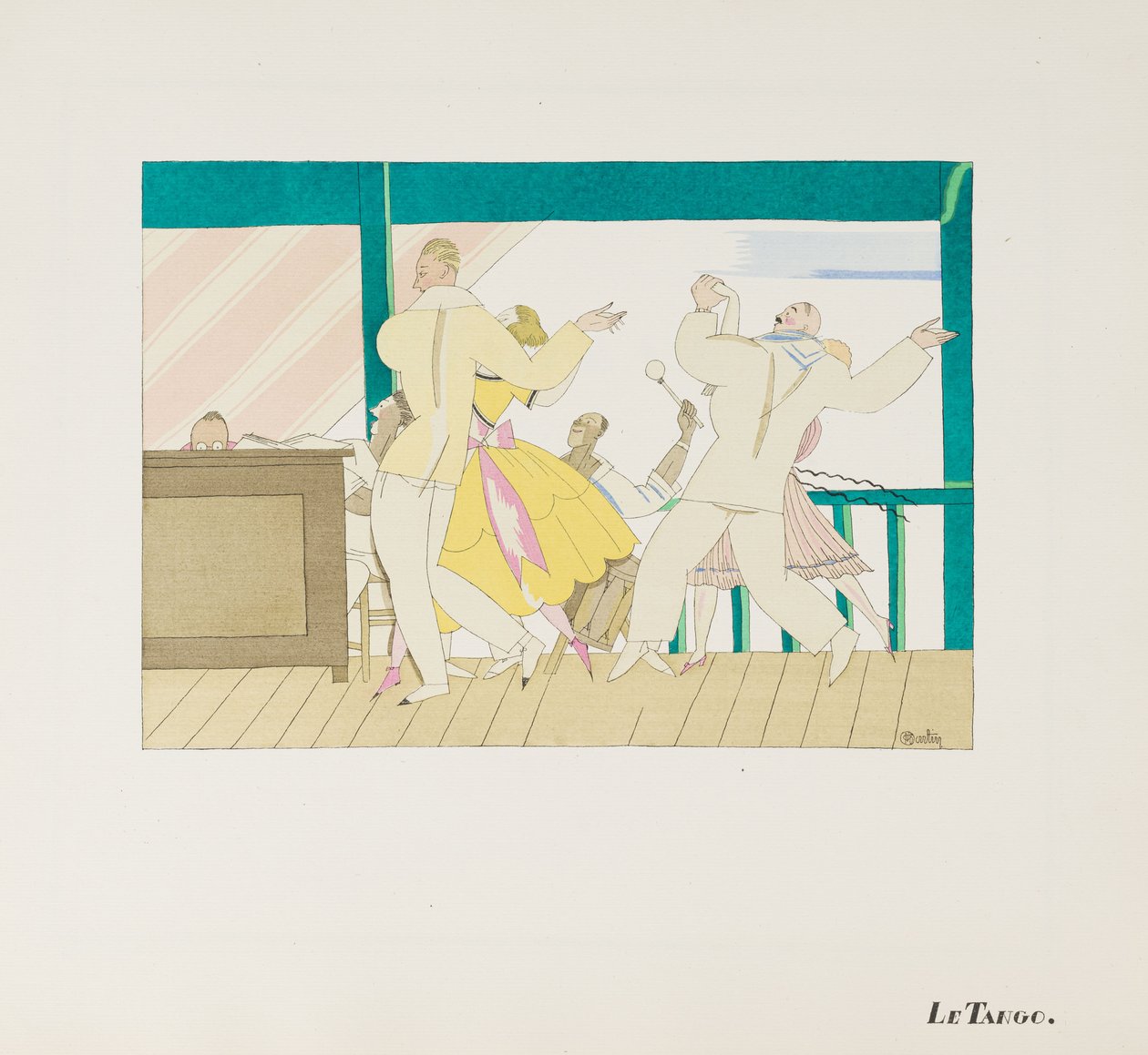 Tango, z: Sport i rozrywka Sport i rozrywka Erika Satie, 1914. autorstwa Charles Martin