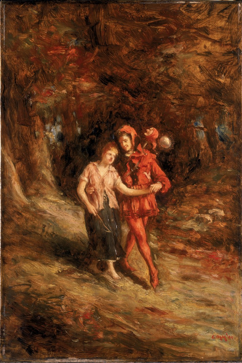 Probierz i Audrey, 1890 autorstwa Charles Martin Hardie