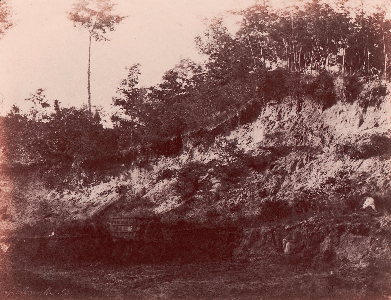 Kamieniołom, 1850-53. autorstwa Charles Marville
