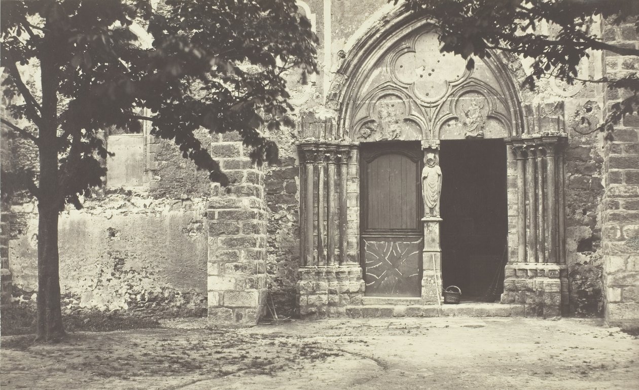 Kościół Villeneuve le Comte, Seine-et-Marne Kościół Villeneuve le Comte, Seine-et-Marne, 1862. autorstwa Charles Marville