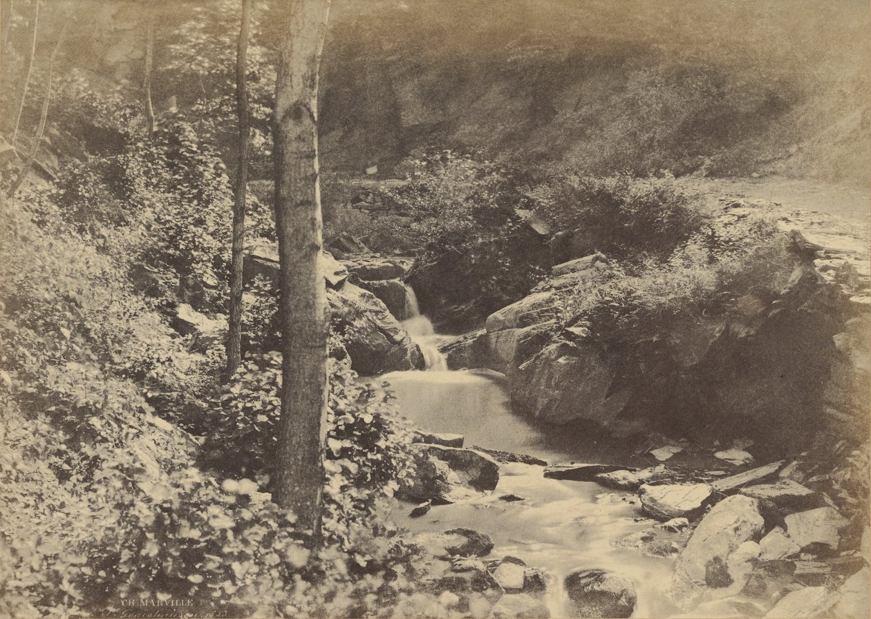 [Dolina Szwajcarska w St. Goarshausen]. autorstwa Charles Marville