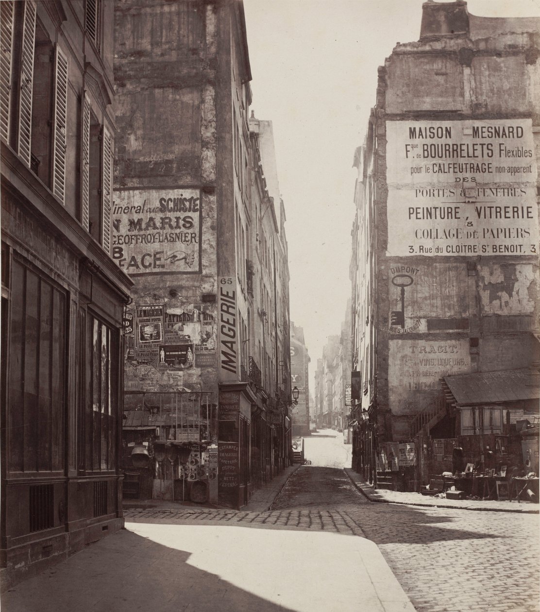 Rue Saint-Jacques, 1864 - przed lutym 1867 (zdjęcie) autorstwa Charles Marville