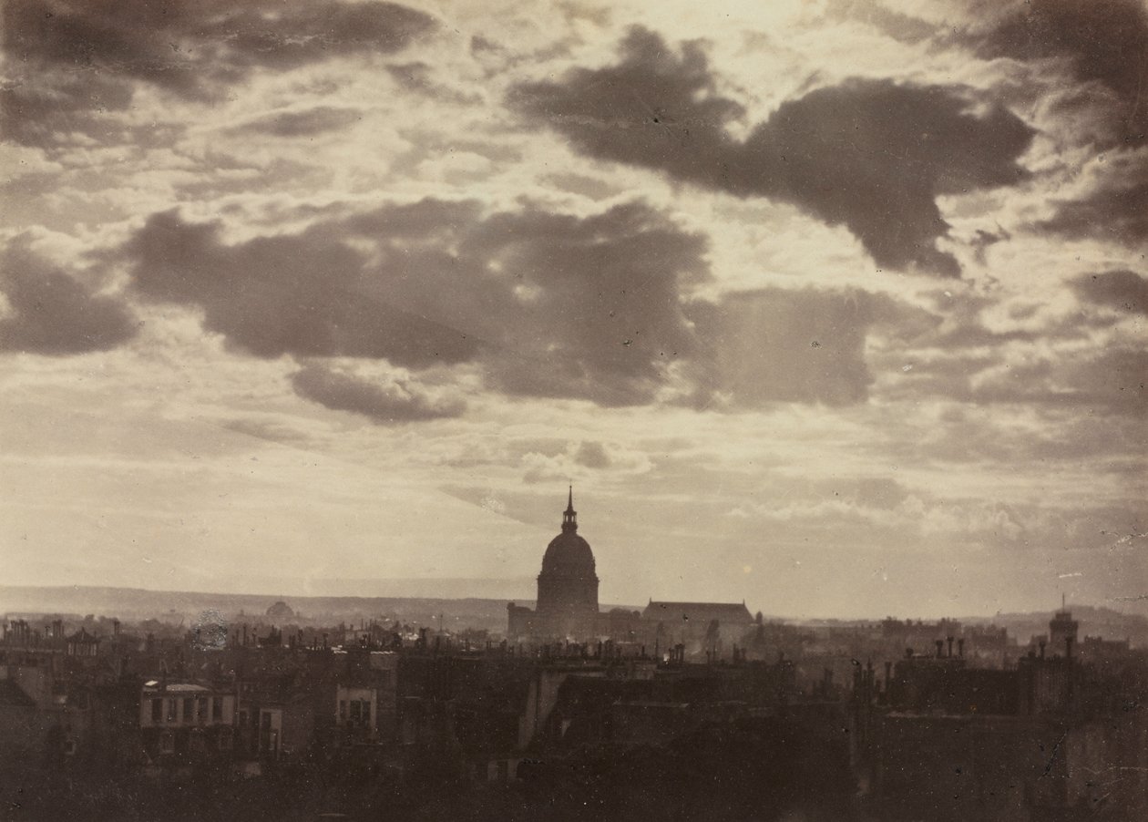 Sky Study, Paryż autorstwa Charles Marville