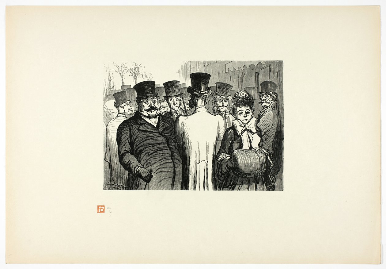 Boulevard des Italiens, z unikalnej edycji Thirty-Six Woods autorstwa Charles Maurand
