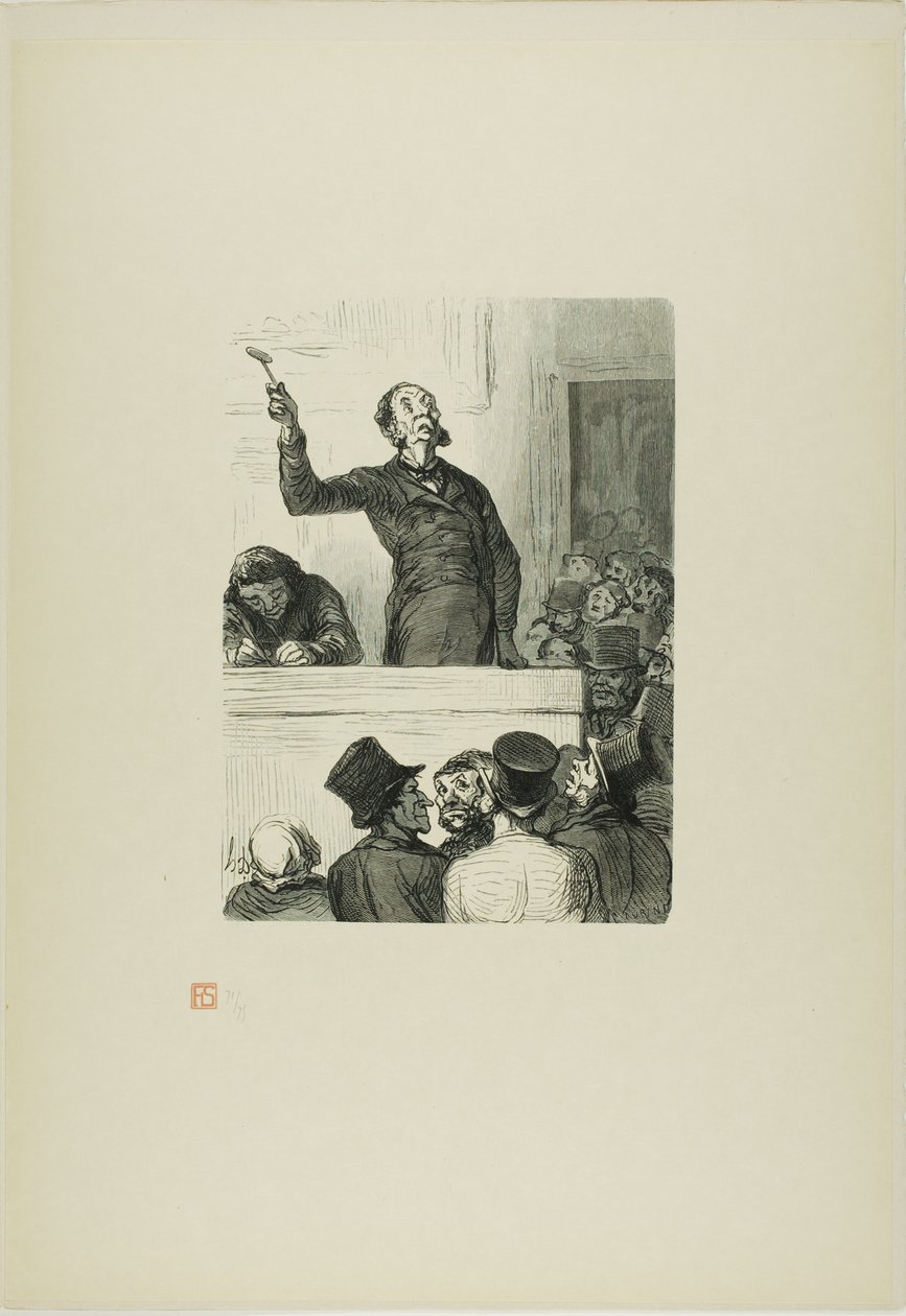 Dom Aukcyjny: Licytator autorstwa Charles Maurand