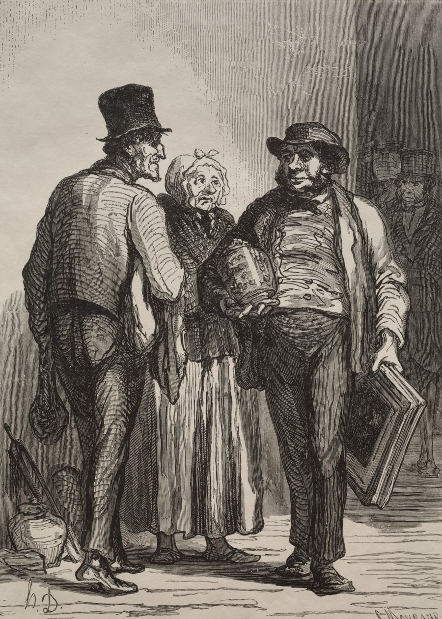 Sala aukcyjna: Kupcy autorstwa Charles Maurand