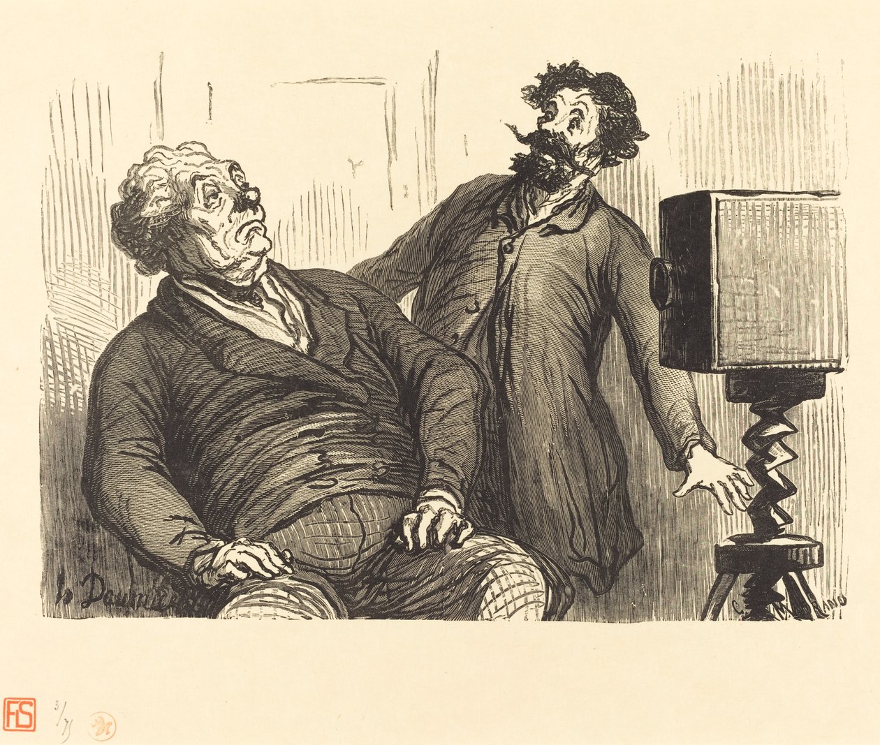 Fotografowie i fotografie autorstwa Charles Maurand after Honoré Daumier