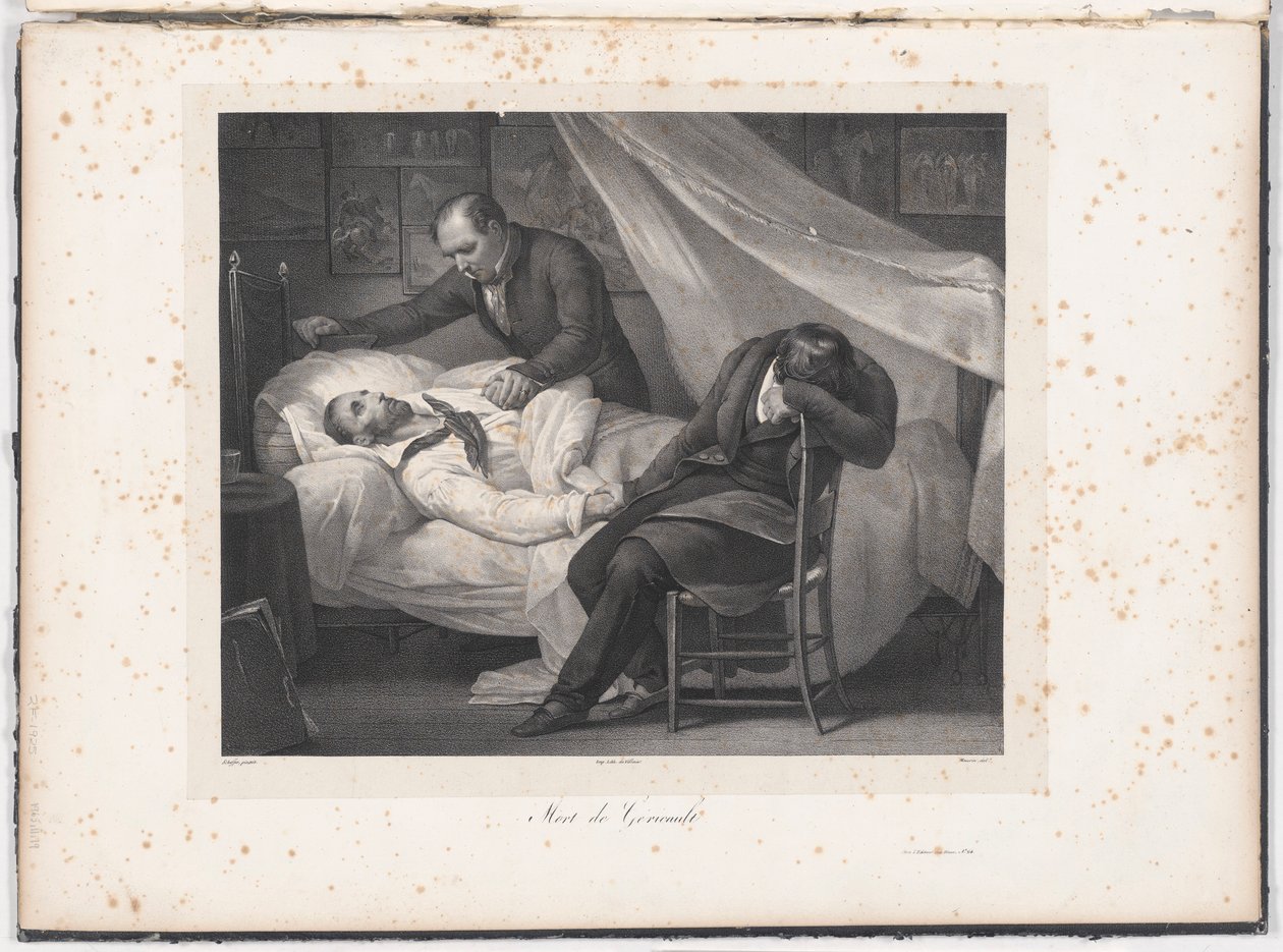 Śmierć Gericaulta autorstwa Charles Maurin