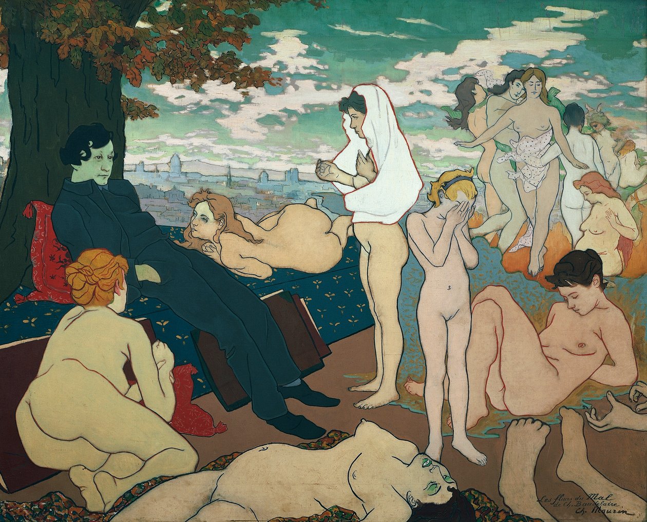 Kwiaty zła – Charles Baudelaire autorstwa Charles Maurin