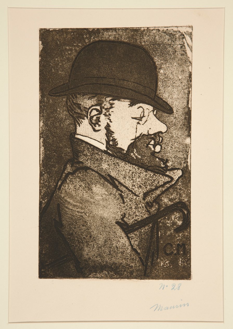 Portret Henri de Toulouse-Lautreca autorstwa Charles Maurin